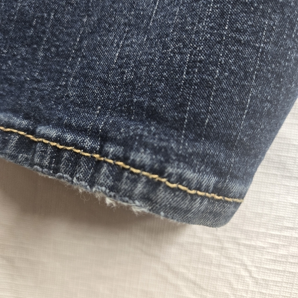 Levi Strauss Signature Straight Leg Jean Womens 6M Mid‎ Rise Stretch Denim Dark - Picture 8 of 11